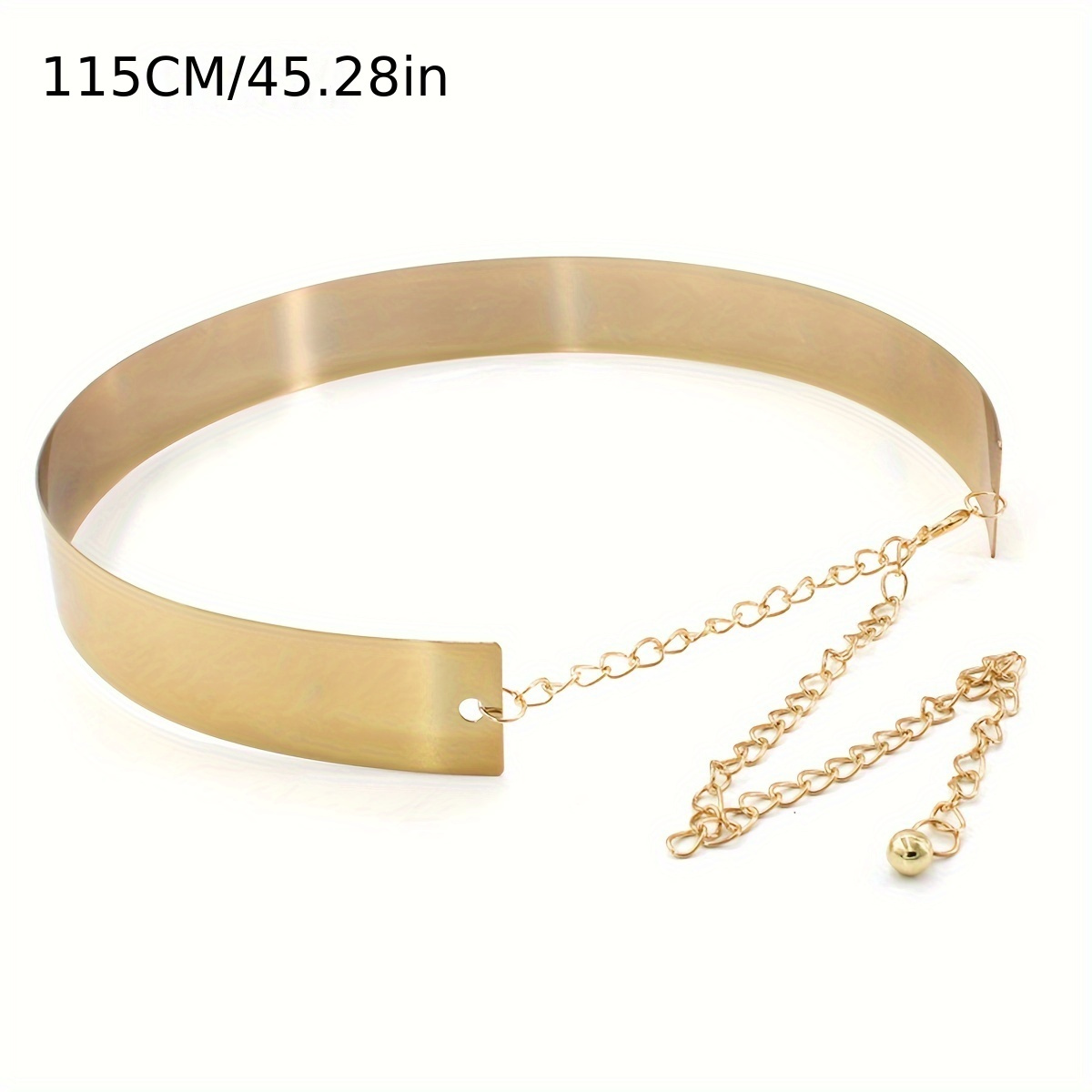 Women's Stylish Golden Belt for All Seasons